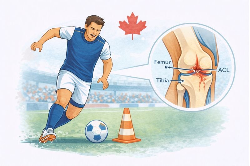 ACL injury explained in action