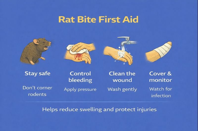Rat bite first aid guide