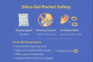 Silica gel packet safety guide