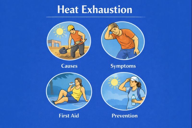 Preventing heat exhaustion causes and tips