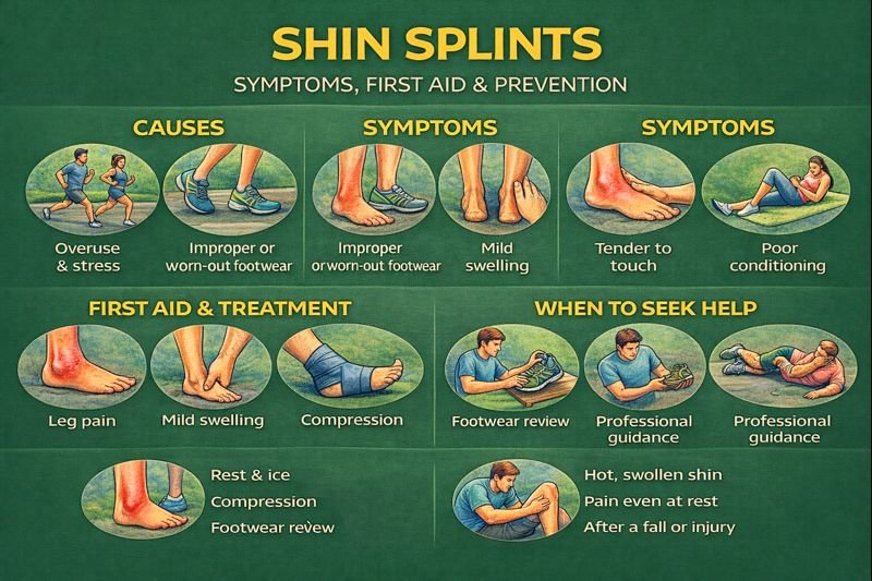 Shin splints causes, symptoms, and treatment