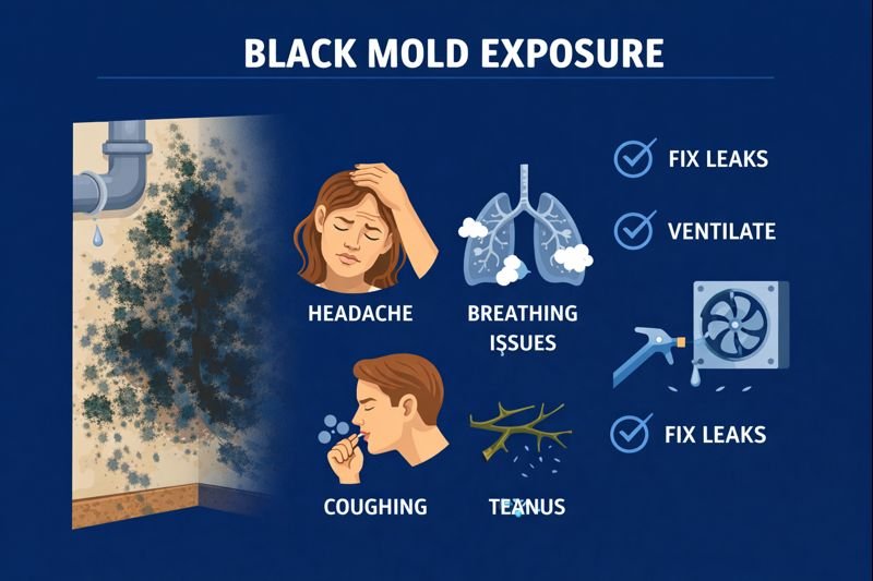 Black mold exposure and prevention guide