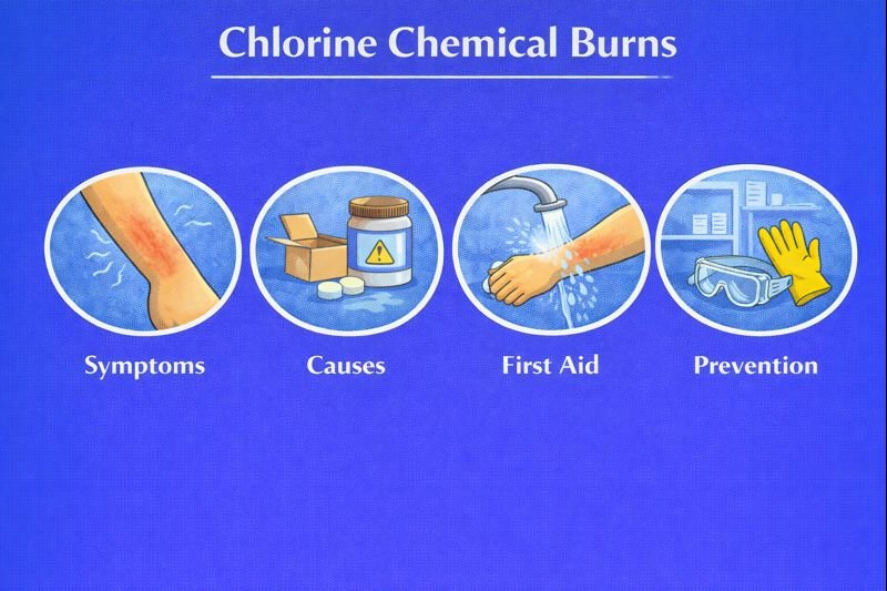 Chlorine chemical burns key information