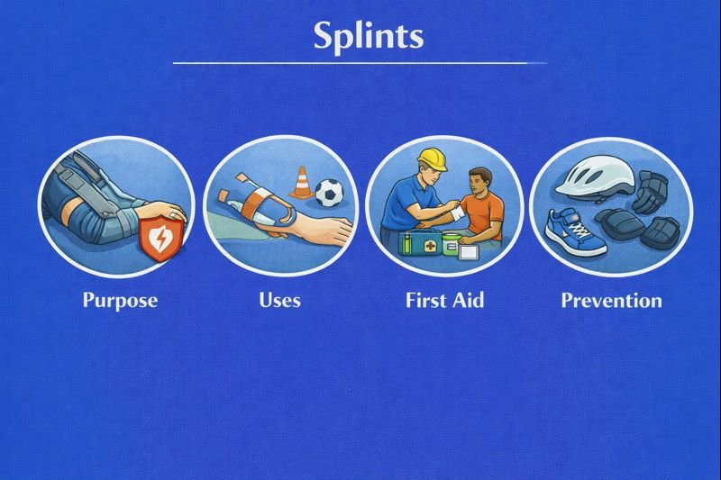 Understanding splints purpose, uses, first aid