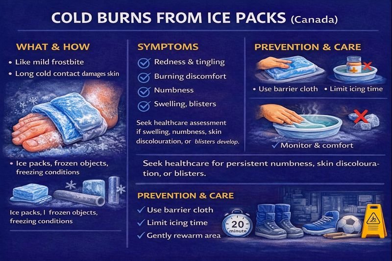 Cold burns and prevention (Canada)
