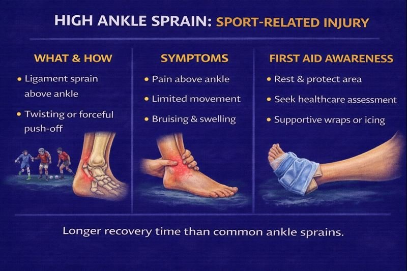 High ankle sprain educational guide