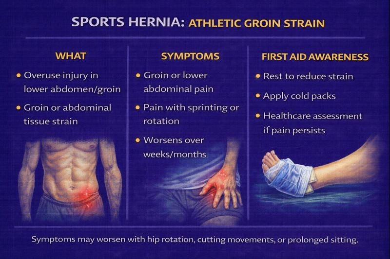 Sports hernia and athletic groin strain guide