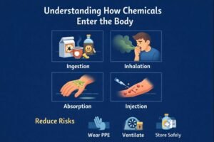 Chemical entry routes into the body