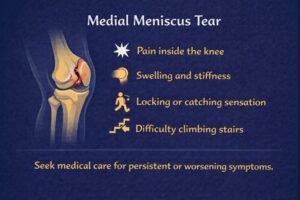 Medial meniscus tear symptoms explained