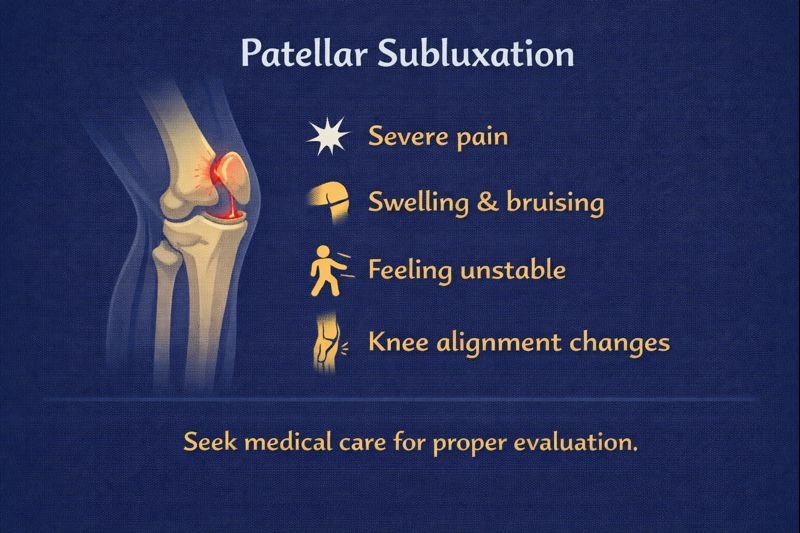 Understanding patellar subluxation symptoms