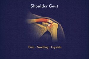 Shoulder gout anatomy and inflammation