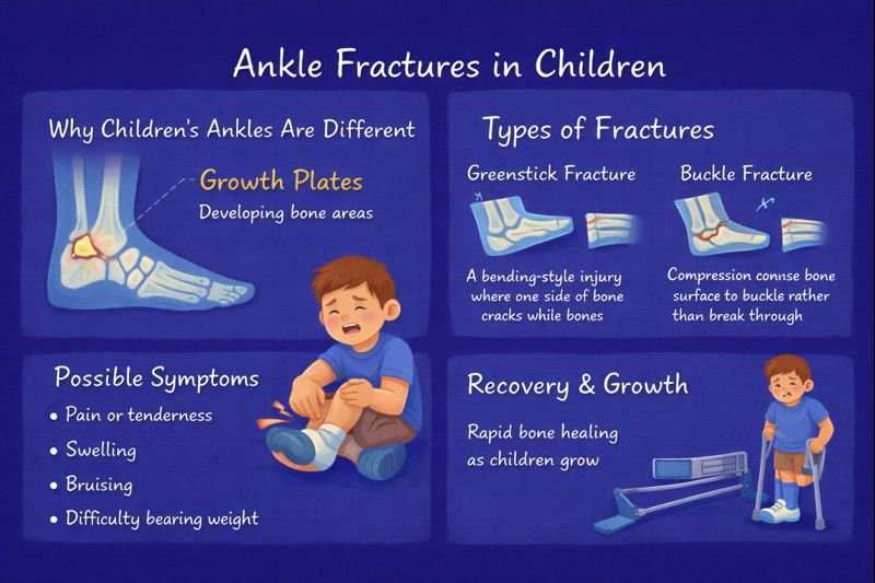 Ankle fractures in children explained