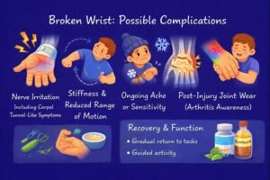 Complications of a broken wrist