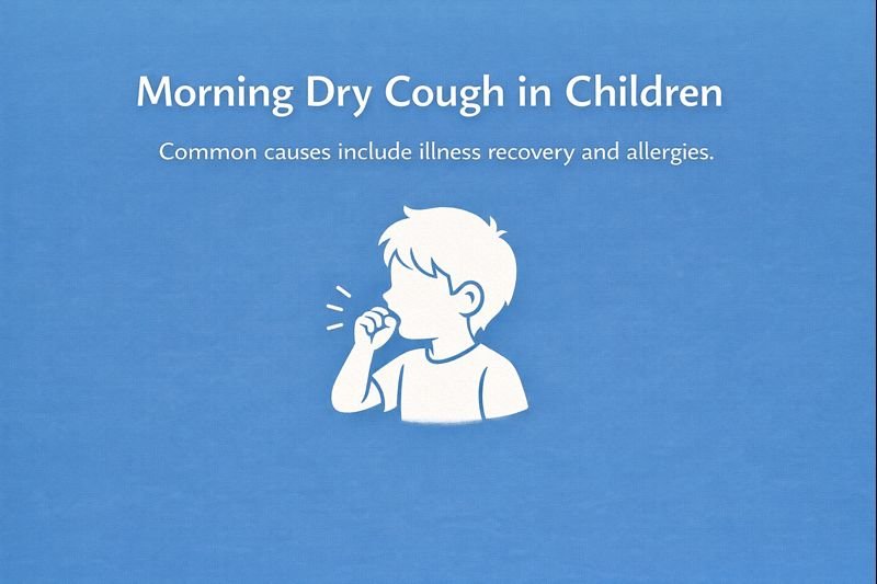 Morning dry cough in children