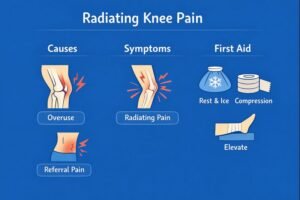 Radiating knee pain causes and relief