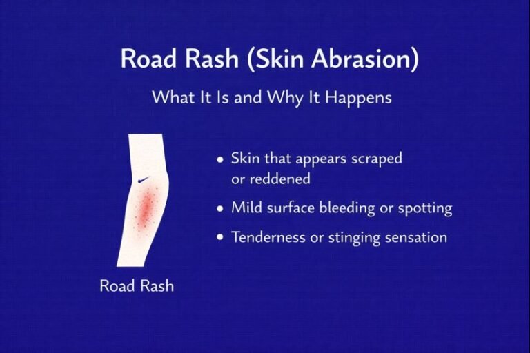 Road Rash (Skin Abrasion): Causes, Healing, and Awareness