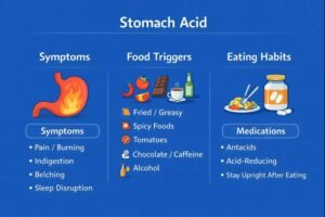Stomach acid infographic guide