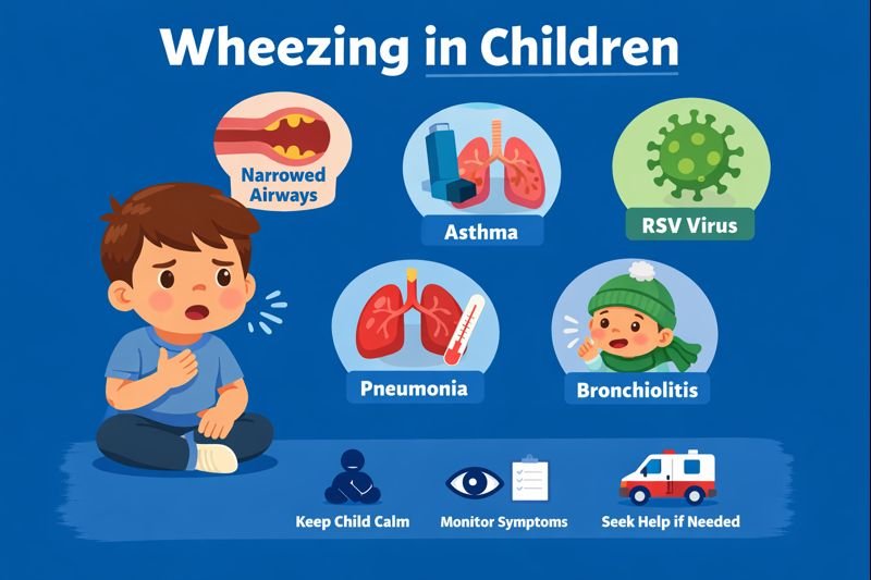 Wheezing in children causes and care