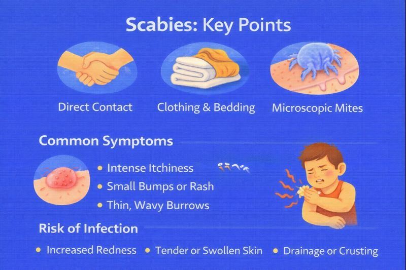 Scabies causes, symptoms, and risks