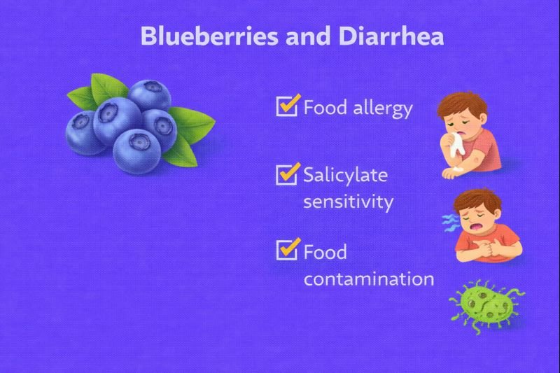 Blueberries and potential digestion issues