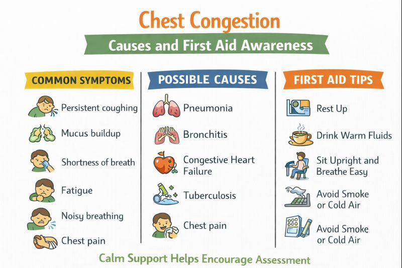 Chest congestion infographic guide