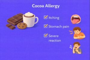 Cocoa allergy symptoms and warnings