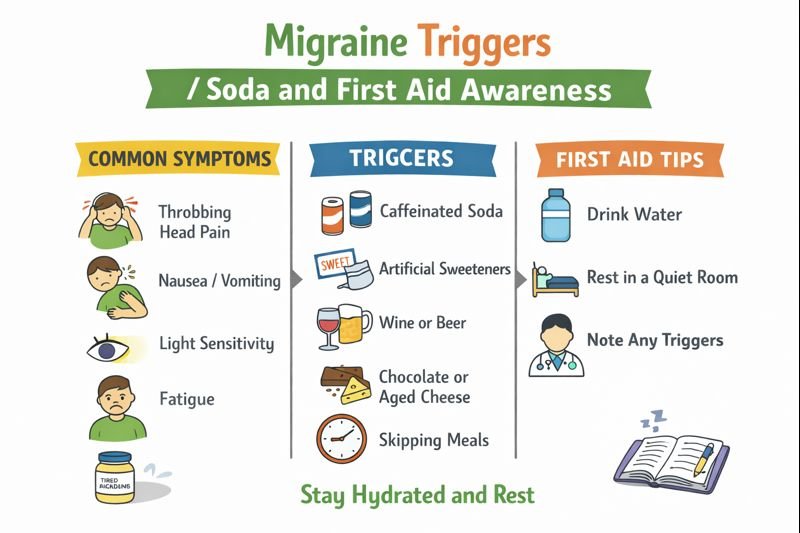 Migraine triggers and first aid tips