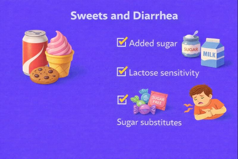 Sweets and digestive discomfort explained