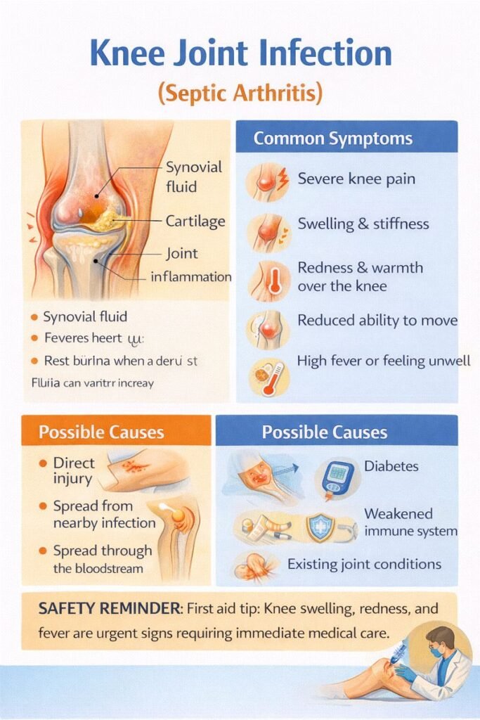 Knee joint infection overview
