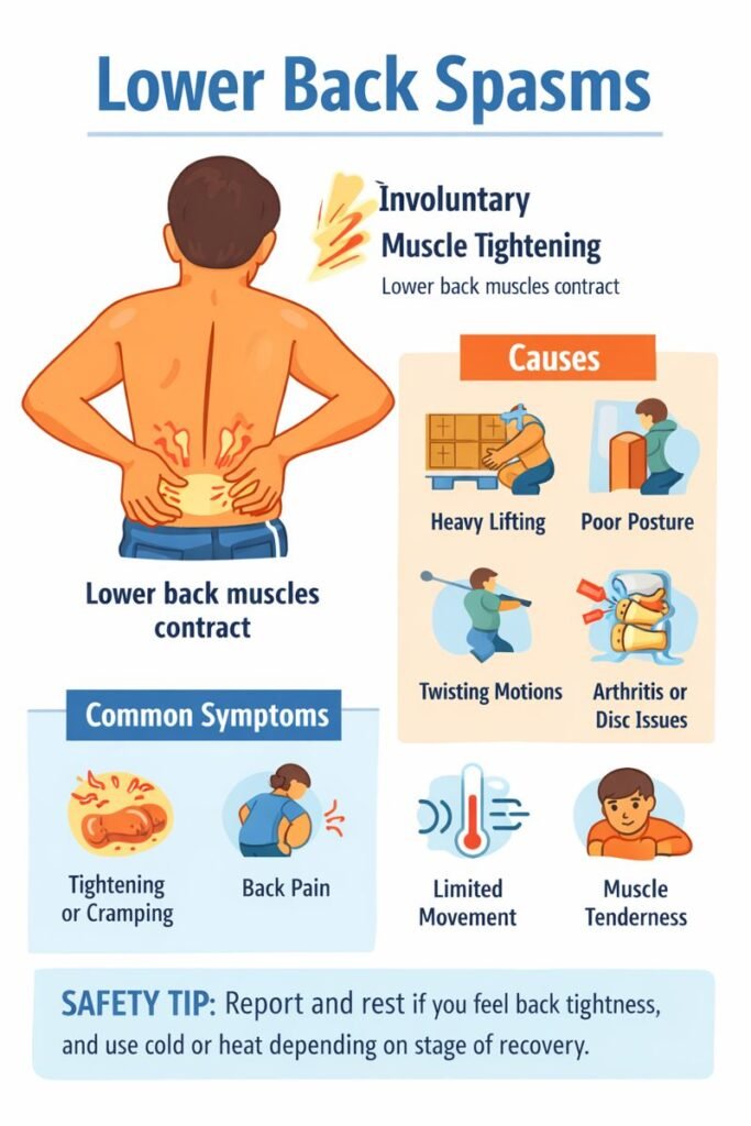 Lower back spasms guide