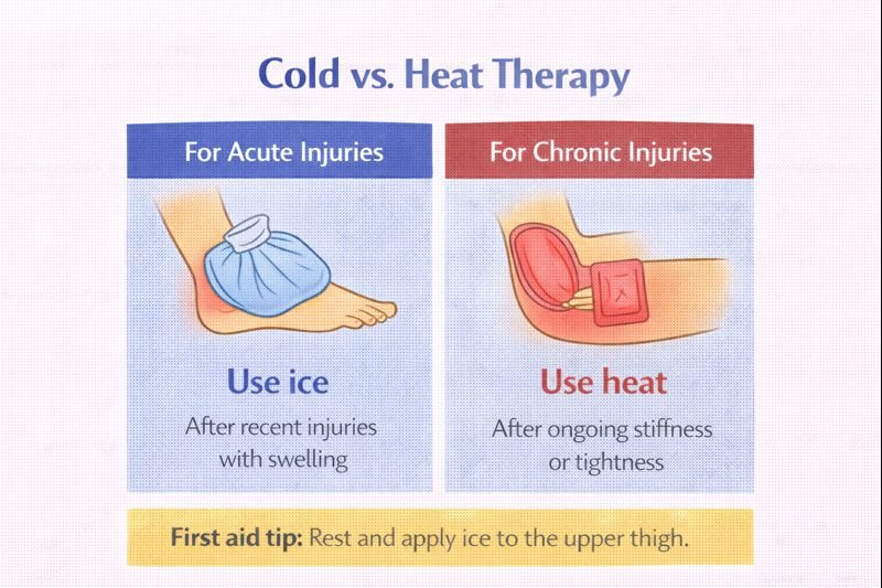 Cold vs. heat therapy comparison