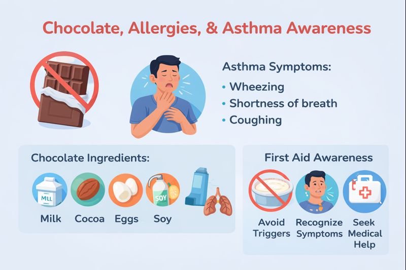 Chocolate, allergies, and asthma awareness