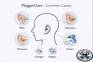 Common causes of plugged ears