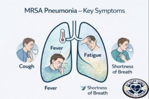 MRSA pneumonia symptom overview
