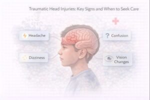 Signs of traumatic head injury
