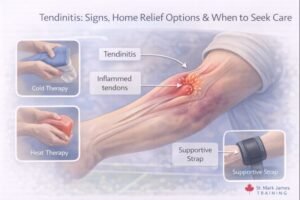 Tendinitis home relief options and treatments