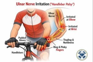 Ulnar nerve irritation in cycling explained
