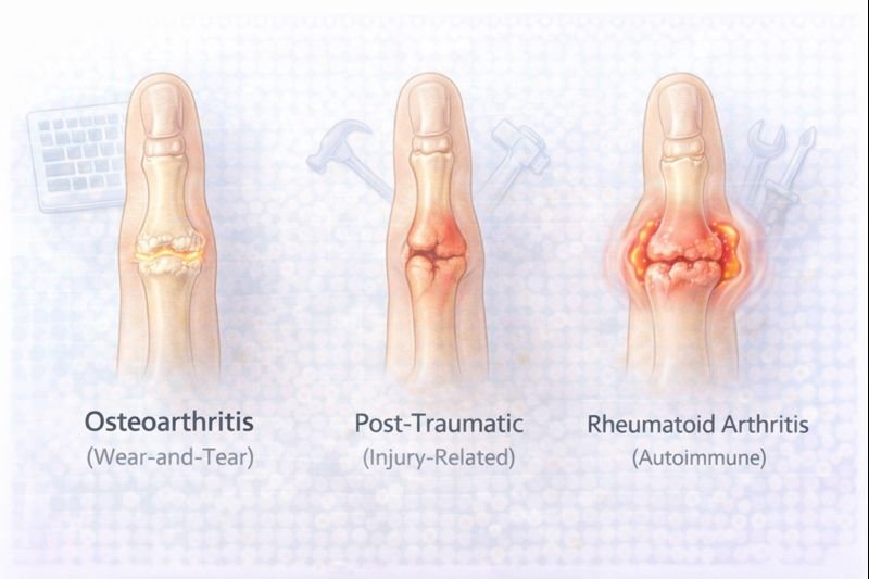 Causes of finger arthritis explained