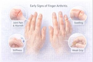 Early signs of finger arthritis