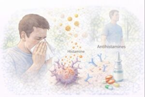 Hay fever and antihistamine treatment breakdown