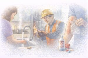 Types of burns and first aid