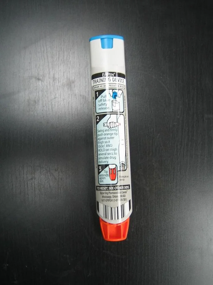 Epinephrine Injector for Allergic Reactions rotated